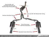 AWE Tuning Audi B8.5 All Road Touring Edition Exhaust - Dual Outlet Diamond Black Tips