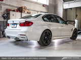 AWE Tuning BMW F8X M3/M4 Non-Resonated Track Edition Exhaust - Diamond Black Tips (102mm)