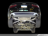 AWE Tuning Audi B8 A5 3.2L Track Edition Exhaust System - Dual 3.5in Diamond Black Tips