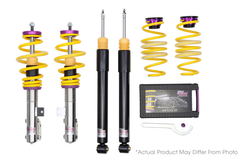 KW Coilover Kit V2 VW Golf III / Jetta III (1HXO); all incl. Cabrio (-02); 2WD; all engines