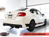AWE Tuning 2015+ Subaru WRX VA Sedan Touring Edition Exhaust - Diamond Black Tips (102mm)