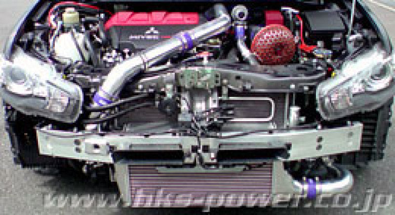 HKS Type-2 Front Mount Intercooler includes Full Piping Kit for 08-10 Mitsubishi Evolution X